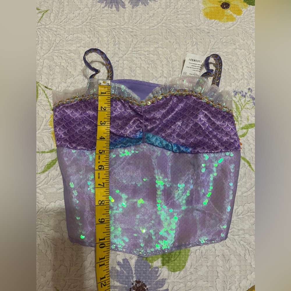 (22) Purple and Blue Sequin Mermaid Top - Picture 9 of 16
